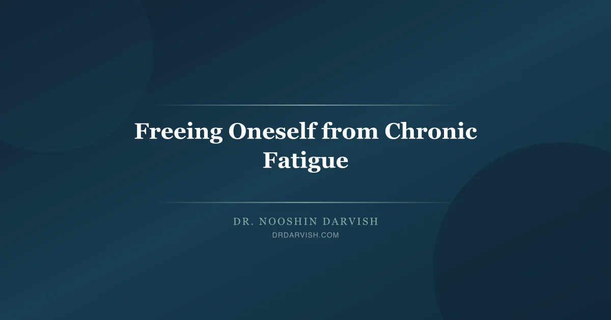 Dr. Uzma and Dr. Darvish discussing naturopathic treatment approaches for chronic fatigue syndrome