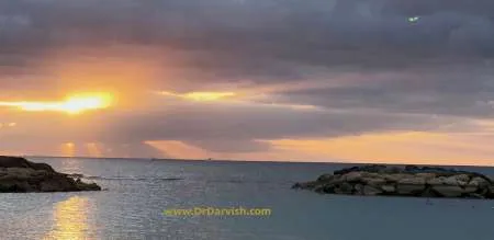 Sunset symbolizing hope and the power of epigenetics in cancer prevention through lifestyle choices