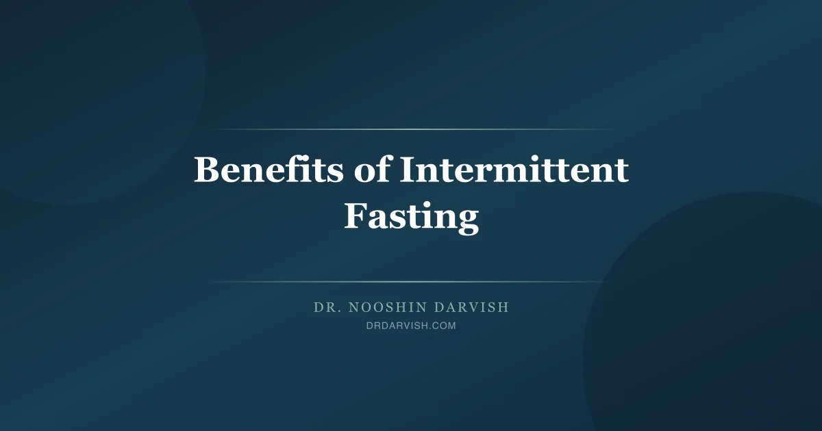 Health benefits of intermittent fasting including cellular repair, longevity, and metabolic improvement