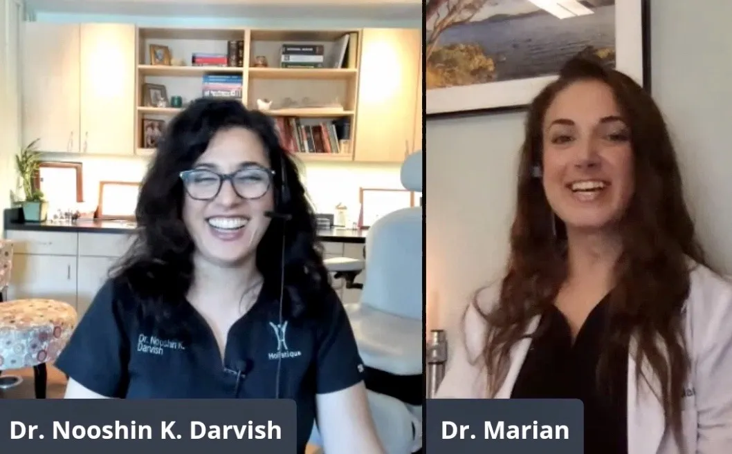 Dr. Darvish and Dr. Marian discussing naturopathic women’s health including PMS, fibroids, and endometriosis
